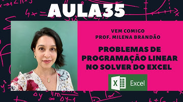 Como instalar e usar o Solver do Excel para resolver Problemas de Programação Linear
