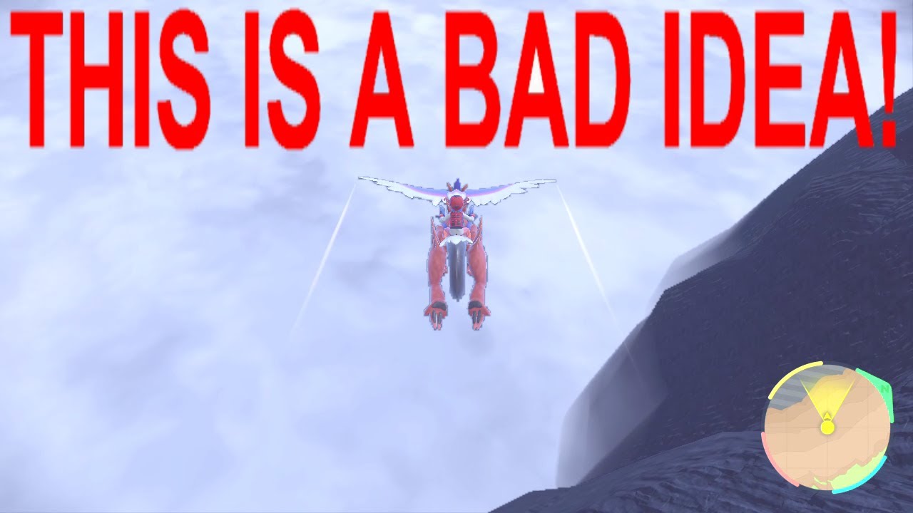 Idiot Student Jumps Into The Great Crater of Paldea