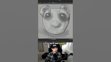 Head & ears: Use target weld for middle vertices - making a 3d game character in Blender - 3.1: Bear