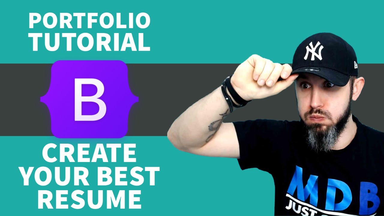 Portfolio with Bootstrap 5 & Material Design 2.0 (MDB 5 tutorial)