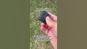 Photon Fidget Slider by Haptic EDC. Crunchy with patterned plate