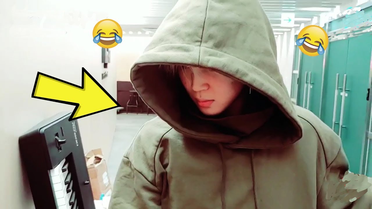 BTS PARK JIMIN being weird
