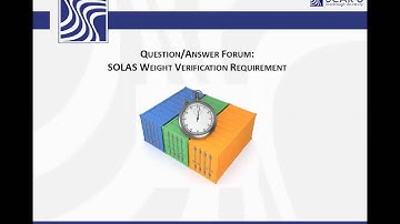 SOLAS VGM Requirement: Who is responsible to provide container weight?