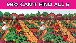 Only the Sharpest Eyes Spot All 5 Differences!