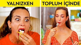 TOPLUM İÇİNDE KIZLAR VS YALNIZKEN KIZLAR || 123 GO!’dan Yalnızken Siz VS Toplum İçinde Siz screenshot 5