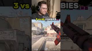 ohnePixel, Jynxzi and Squishy VS 60 Zombies #ohnepixel #jynxzi #csgo #cs2