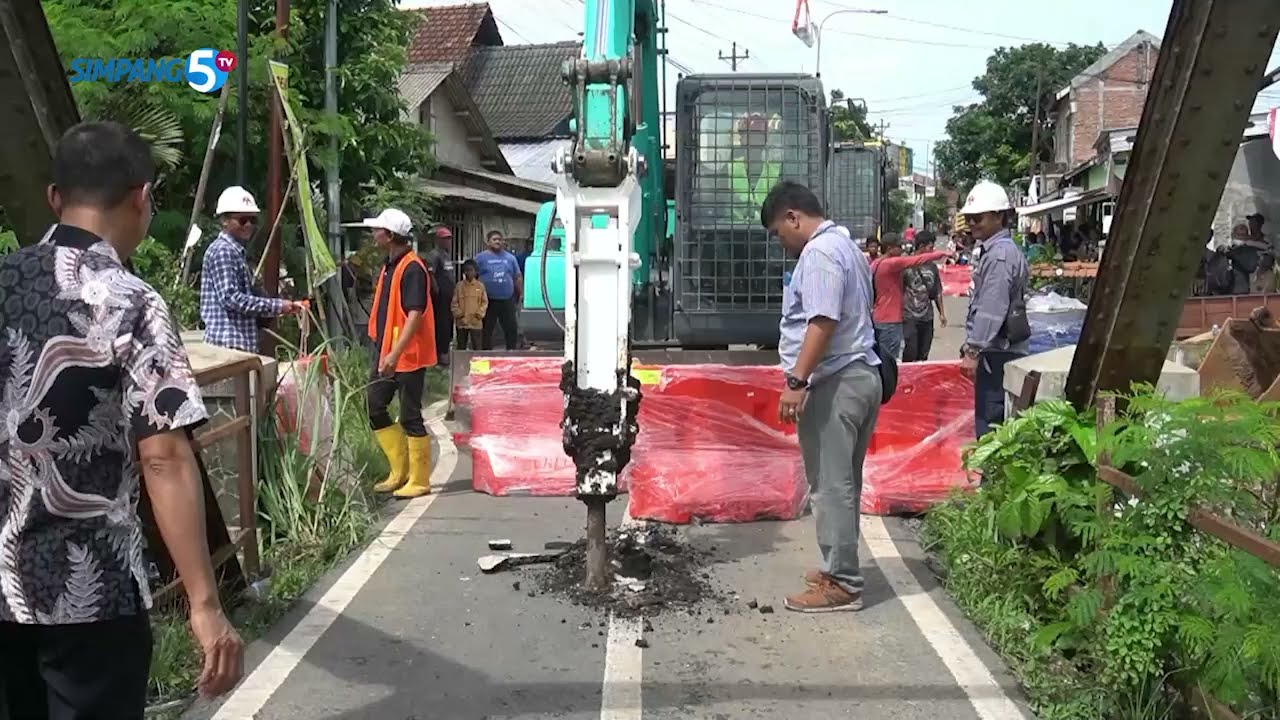 JEMBATAN TUA KARANGSAMBUNG BAE KUDUS DI MULAI