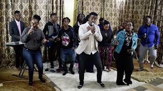 Githi tiwe live ministration with my wife and team