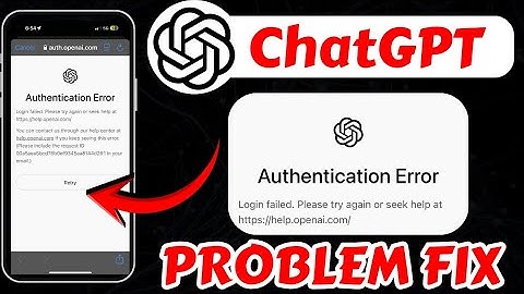 Chatgpt There is a problem with your request || ChatGPT Authentication problem Today Fix 
