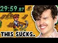 I speedran clearing an entire farm in stardew valley it was painful