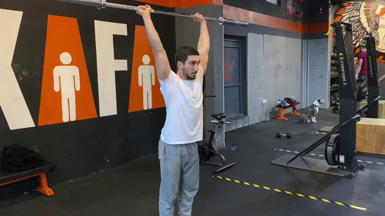 Behind The Neck Push Press YouTube