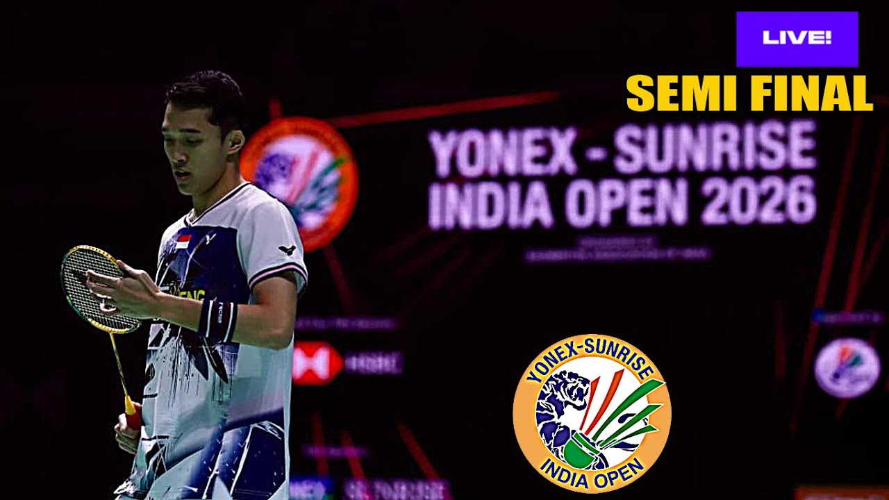🔴LIVE SEMI FINAL - Jonatan CHRISTIE vs LOH Kean Yew - India Open 2026