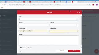 Adding Sites To Last Pass