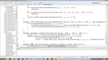 Minecraft 1.6.2 Modding Tutorial - 9b (Crops Part 2)