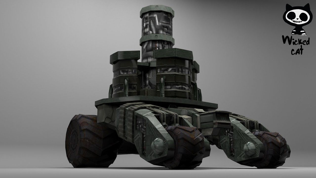 3d animation internships Max Driller Unit - version 2