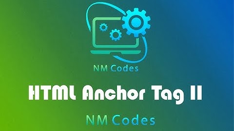 HTML Anchor Tag Tutorial(mailto link & Internal Page)