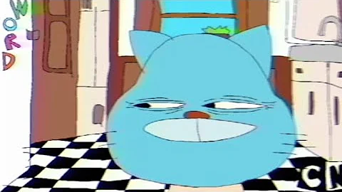 Darwin eats Gumball's cereal