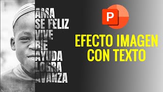 Cómo crear un EFECTO de IMAGEN con TEXTO en PowerPoint.