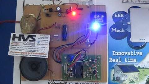 RFID based Bus name announcement system using PIC micro controller