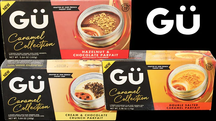 Gü Desserts Parfait Caramel Collection: Hazelnut & Chocolate, Double Salted, Cream & Chocolate
