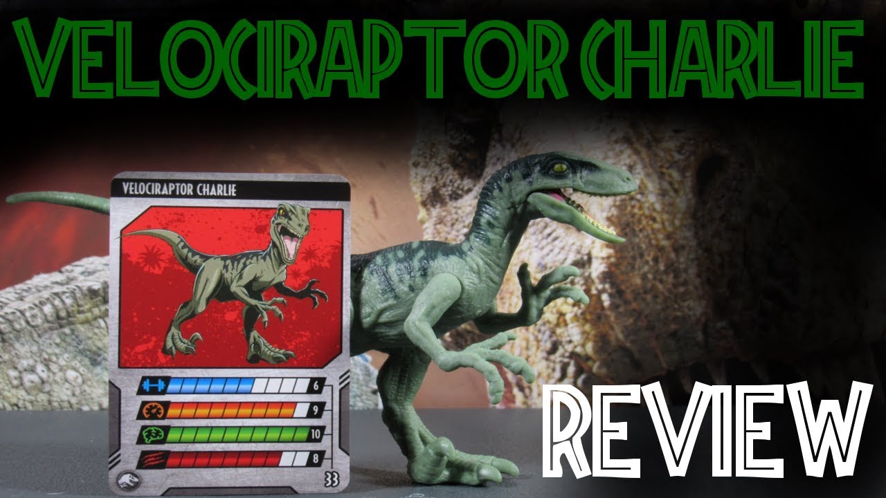 2019 Jurassic World Dino Rivals Velociraptor Charlie Attack Pack
