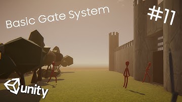 Unity - Basic Gate System! #11 (My tower defence game)