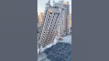 Unbelievable Building Collapse in Seconds! 😱 #epic #vfx #collapse #trending