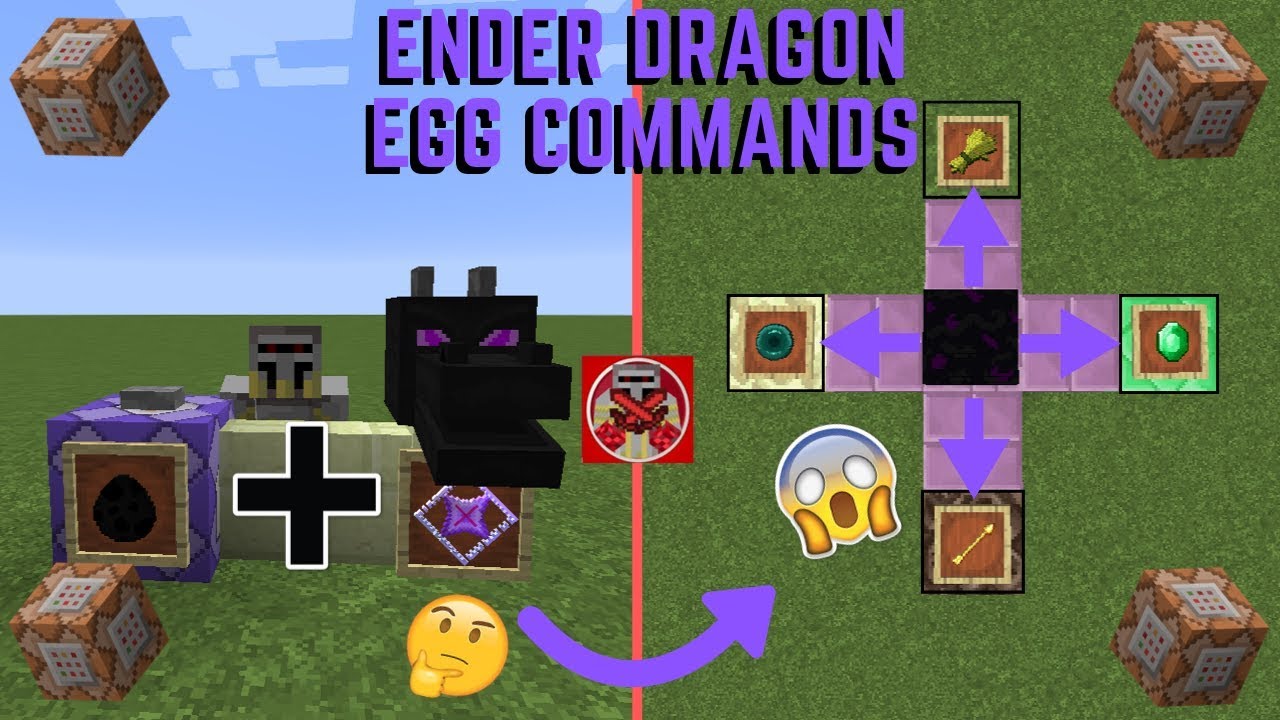 /Summon Enderdragon ~ ~100 ~. Dragon Egg Monument build Tutorial High-Tech. Summon command