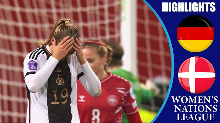 Germany vs Denmark || HIGHLIGHTS || UEFA Women's Nations League 2023