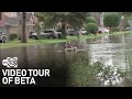 Video tour of flooding and high water around the Houston area