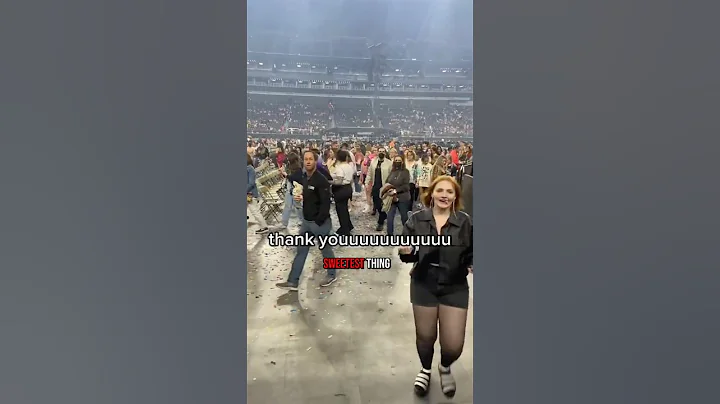 She gave every Taylor Swift fan confetti 🎊 #shorts #taylorswift #concert