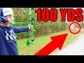 EPIC LONG SHOT BOW CHALLENGE! (100 YARDS)