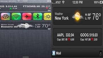 iOS 5 Improved Weather Application! Notification Center New Widget Using Geolocation!