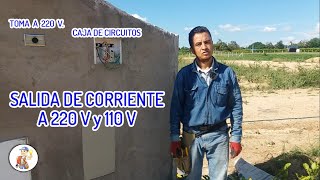 Como Instalar Salida de Corriente a 220 y 110 Desde La Caja De Circuitos / Curso de Electricidad #16