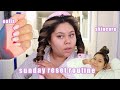SUNDAY RESET ROUTINE | SKINCARE, SPRING NAILS, GROCERY SHOPPING *MOTIVATIONAL*