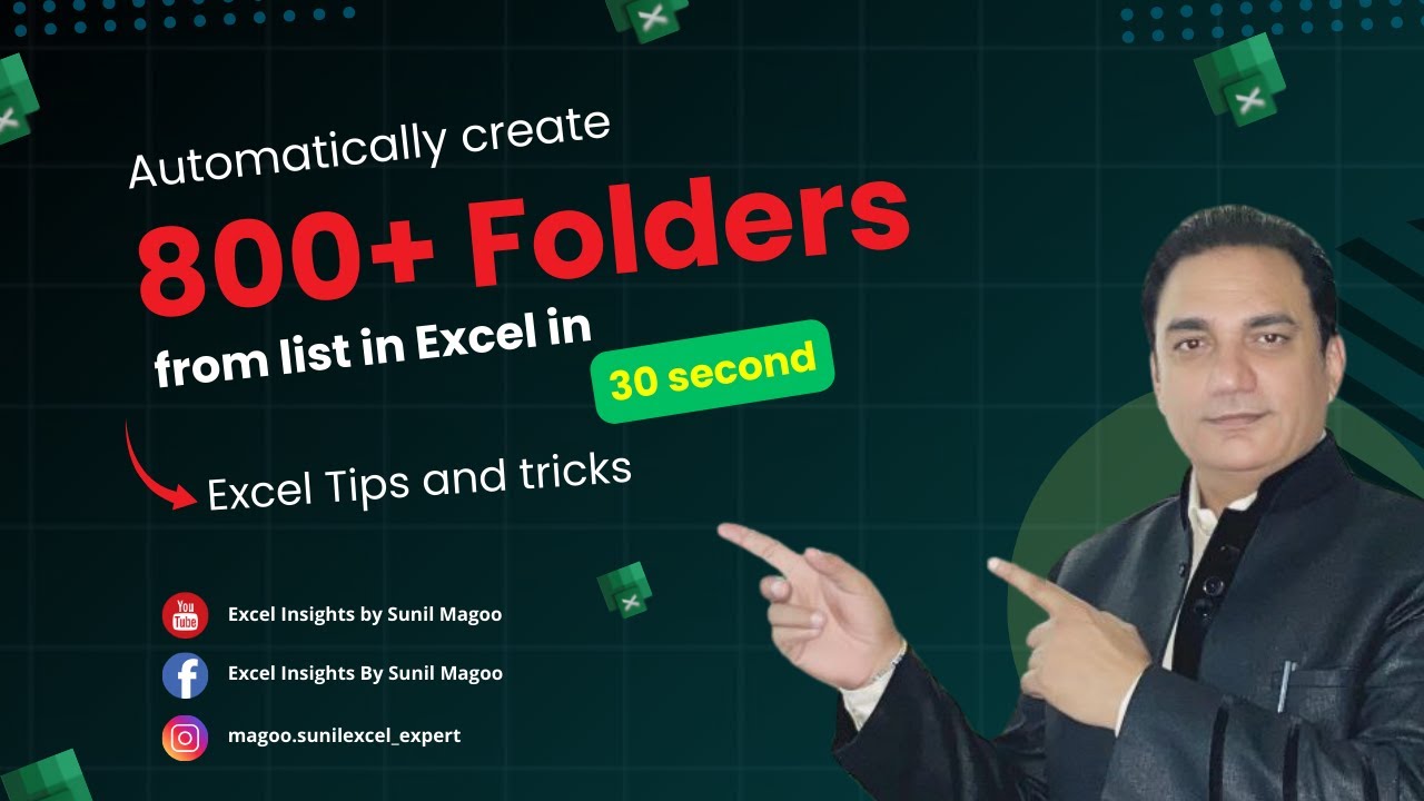 Automatically Create 800 Folders From Excel List In 30 SECONDS automatically-create-800-folders-from-excel-list-in-30-seconds