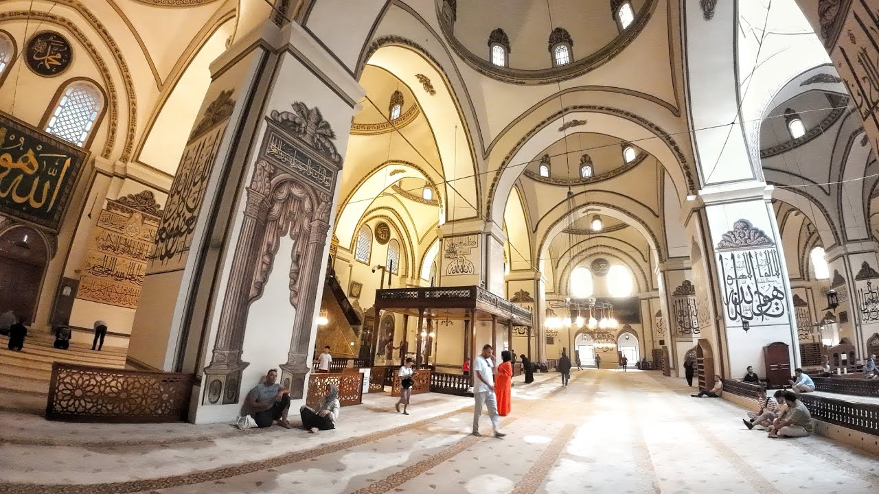 [4K] Bursa Ulu Camii Eylül 2024 | Bursa Walking Tour