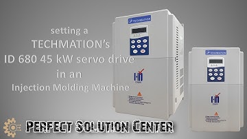 Installing a Techamtion 45 kW servo drive (ID 680 series) in an injection molding machine