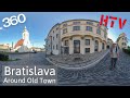 360vr bratislavaslovakiawalk from castle gate into old town