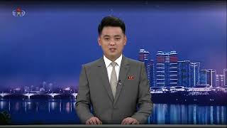 北朝鮮 「放送終了アナウンスを男性放送員が (방송 종료 때 남성 방송원)」　 KCTV 2023/05/06 日本語字幕付き