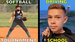 DRIVING SCHOOL and FIRST SOFTBALL TOURNAMENT of the SEASON! 🚗🥎