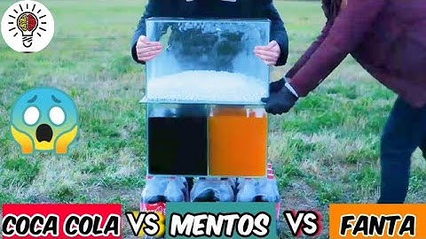 Experiment: Coca Cola vs Mentos vs Fanta(Part 2)Dont Miss