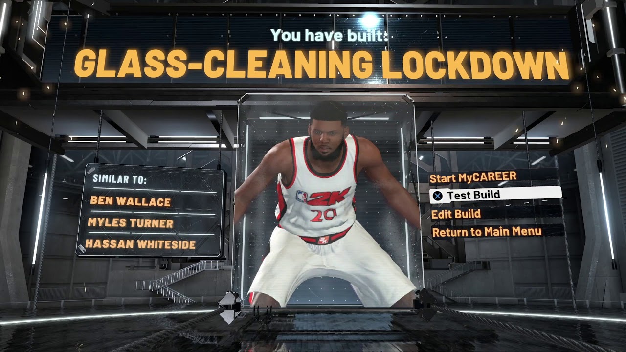 HOW TO MAKE THE BEST GLASS CLEANING LOCKDOWN/SHARPSHOOTING RIM PROTECTOR BUILD ON NBA 2K20 - YouTube