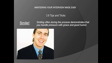 Interviewing Skills Training Tutorial- Tips and Tricks Lesson