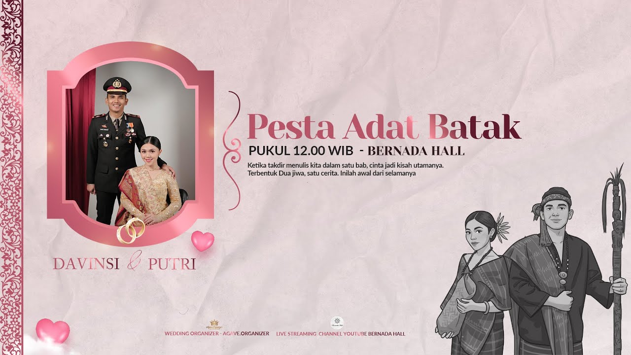 Live Pesta Adat Batak Davinsi & Putri