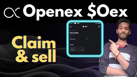 $Oex token claim and sell process | openex token withdrawal | crypto airdrops