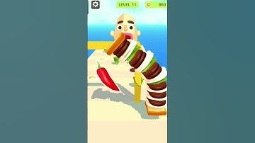 Sandwich Runner All New Part Gameplay - short video / Android Walkthrough iOS #game / More Gaming