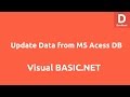 Update Data from VB.net to MS Access Database Table
