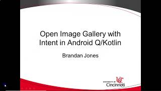 Open ImageGallery with Kotlin and Intent in Android Q