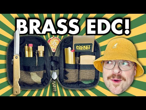COBRA TWIST BRASS deviseworks デバイスワークス BRASS EDC KIT! - YouTube